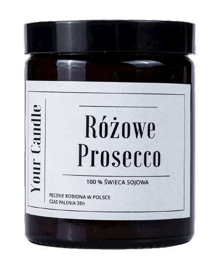 Bougie de soja rose prosecco 180 ml - VOTRE BOUGIE
