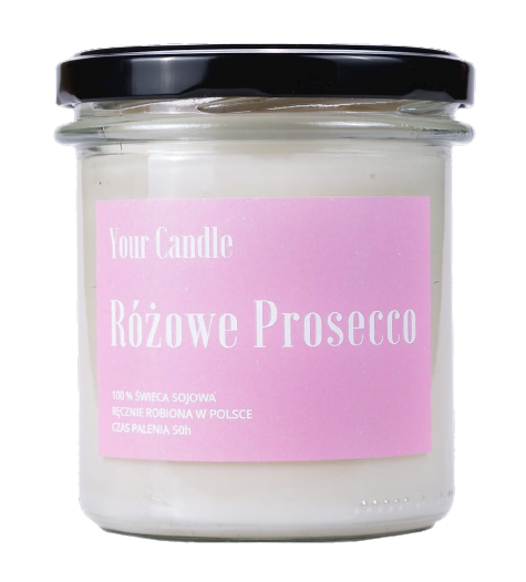 Bougie de soja rose prosecco 300 ml - VOTRE BOUGIE