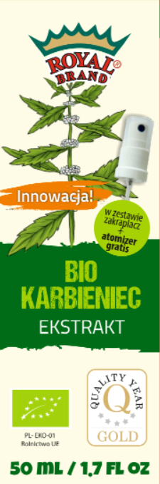 EXTRAIT DE CARNINE EN GOUTTES BIO 50 ml + ATOMISEUR - ROYAL BRAND