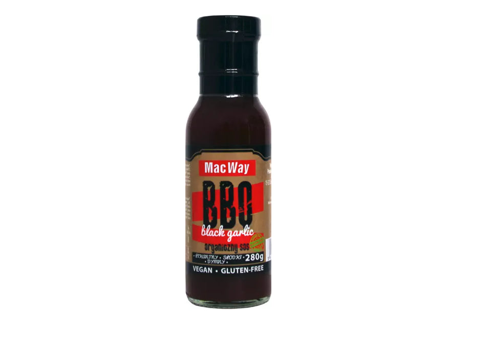 Sauce BBQ à l'ail noir sans gluten 280g ECO